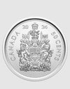 Canada 2024 King Charles III Uncirculated 50 Cent Coat of Arms Half Dollar Coin