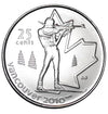 2007 Canadian 25-Cent Vancouver 2010 Olympics: Biathlon Quarter Coin UNC