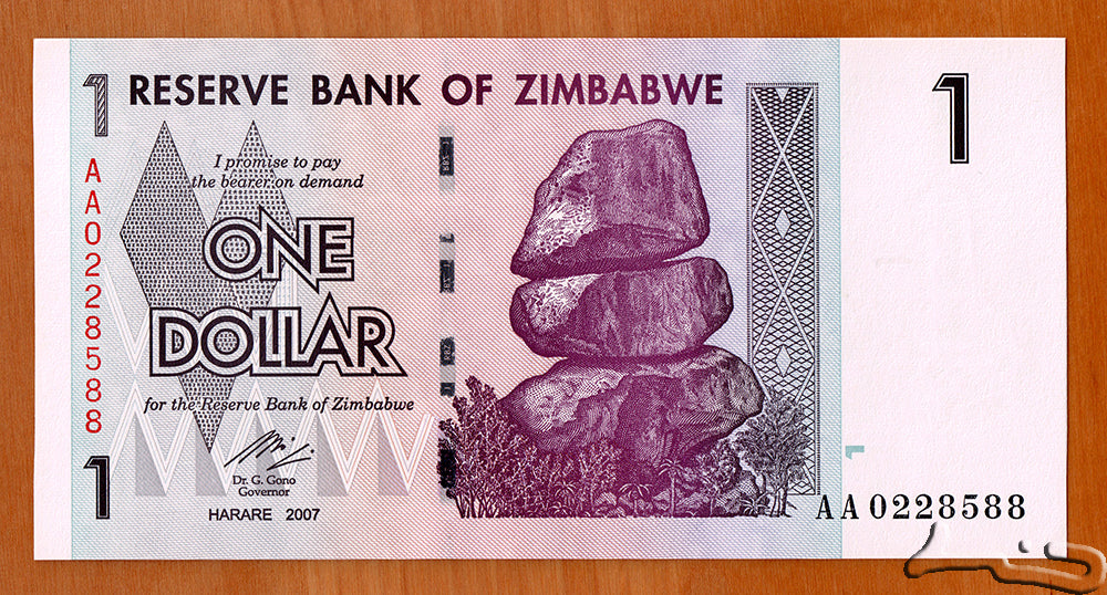 Simbabwe Ein Dollar UNC