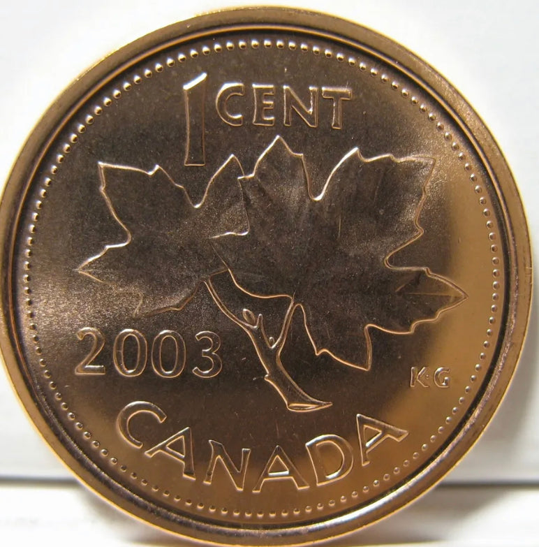 2003 Canada One Cent P BU