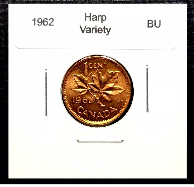 Kanada 1962 HARP Variety BU Small Cent selten