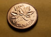 1965 CANADA 1 Cent Small Bead Blunt