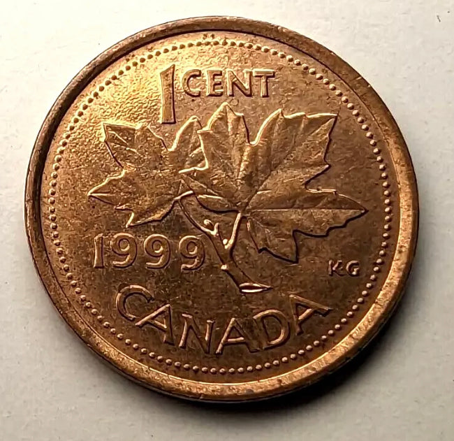 1999 Canada One Cent  BU