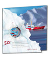 Canada 2012 - Canadian Coast Guard 50 Years - Coloured 25c Coin RCM Packaging!