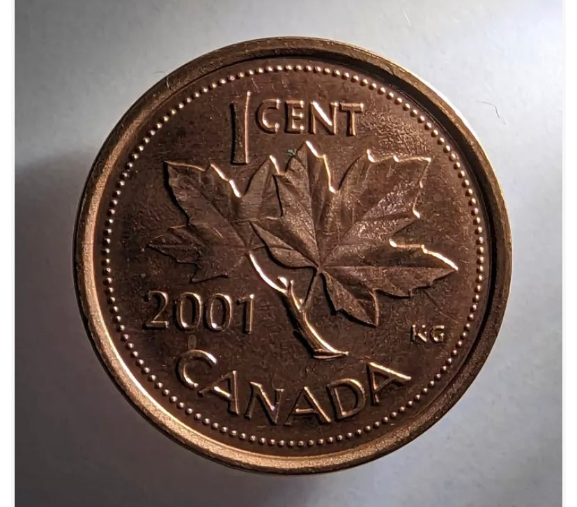 2001 Kanada One Cent BU