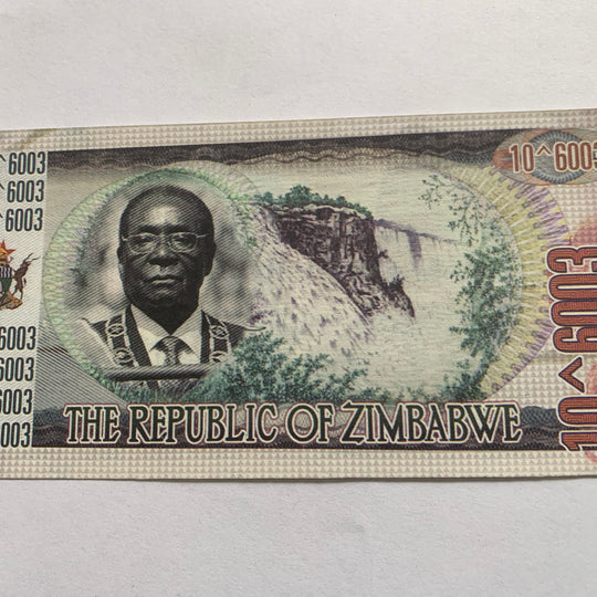 Zimbabwe One Dumillillion  Dollars Banknotes Gift currency