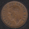 1949 Canada One Cent – ​​A to Denticle Variety VF