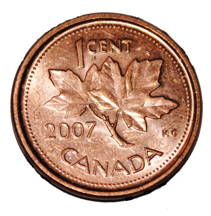 2007 Canada One Cent BU Magnétique