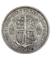 1929 Great Britain half 1/2 crown george v silver world coin VF