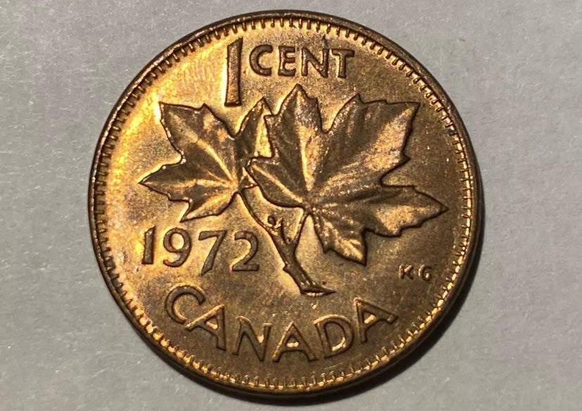 1972 Canada One Cent BU