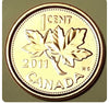 2011 Canada One Cent BU magnetisch