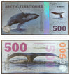 2017 Billet 500 Polar Dollars - BALEINE A BOSSE - Arctic Territories - Arctique