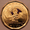 ERROR 2022 Peterson Light Shadow on Coloured Area CANADA One Dollar Loonie BU *