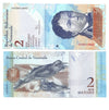 2007 VENEZUELA, 2 BOLIVARES  P-88a, UNC BANK NOTE