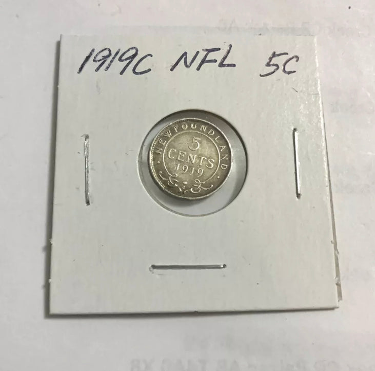 1903 Canada Argent Petite pièce de 5 cents Faible tirage