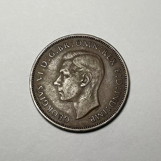 1939 UK Great Britain British One 1 Penny George VI VF