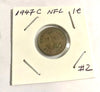 1947 C Newfoundland  1 Cent Penny Coin XF