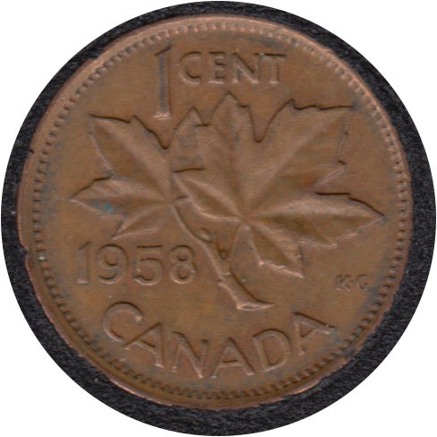 1958 Canada un cent