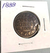 1876 ​​H Queen Victoria, groß, 1 Cent, hochwertig