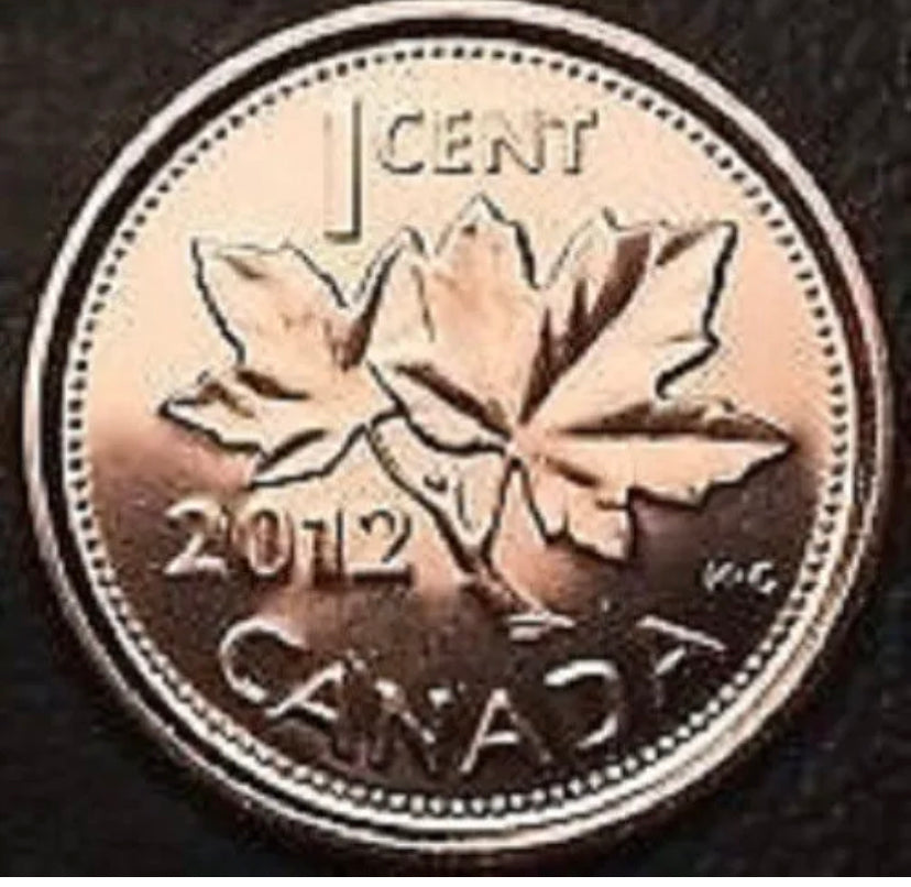 2012 Canada One Cent BU Magnetic