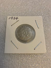 1934 Canadian 5-Cent Beaver Nickel Coin(Circulated) VF