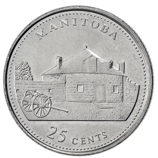 1992 Canadian 25-Cent Alberta Confederation 125th Anniversary/Provincial Quarter Coin UNC