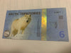 2012 Billet 6 Polar Dollars - LES LOUPS POLAIRE  Arctic Territories - Arctique