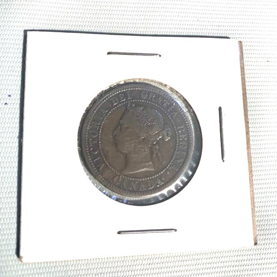 1876 ​​H Queen Victoria, groß, 1 Cent, hochwertig