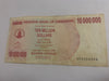 2007 ZIMBABWE Circulated Ten Million Dollars Paper Money Banknote