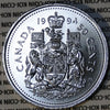 1994  Canadian 50-Cent Coat of Arms Half Dollar Coin BU Dot In G