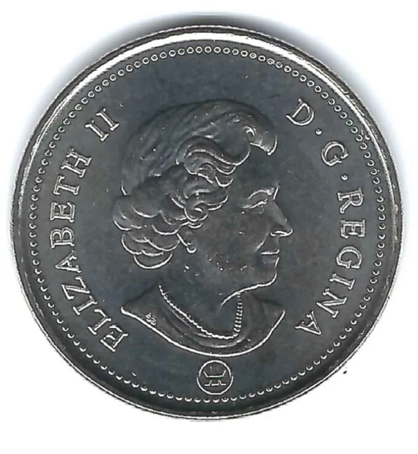 Pièce d'un demi-dollar avec armoiries canadiennes de 50 cents 2009 BU