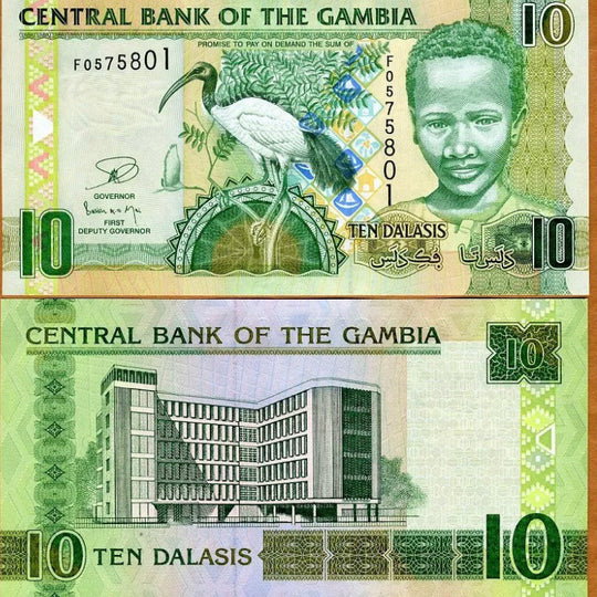 2013 Gambia 10 Dalasis ND 2006 New UNC