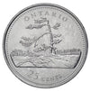 1992 Canadian 25-Cent ON 125th Anniv/Provincial Quarter Coin UNC