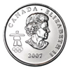 2007 Canadian 25-Cent Vancouver 2010 Olympics: Ice Hockey Quarter Coin UNC