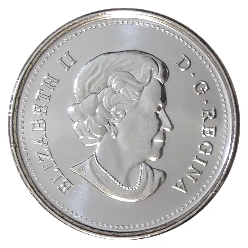 2013 Héros canadiens de 25 cents de 1812 : pièce de quart non colorée Laura Secord BU