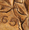 1965 SBP5 CANADA 1 Cent Small Bead Pointed 5 Copper Penny