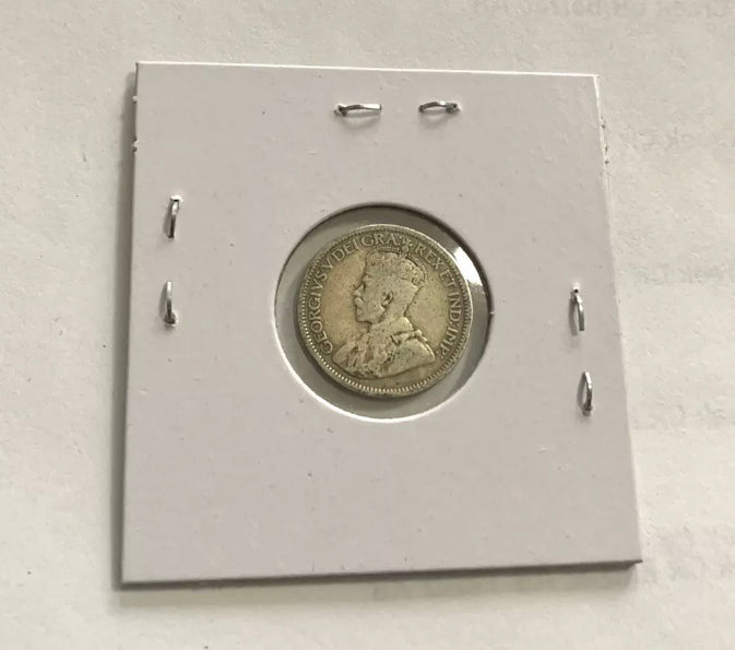 1912 Newfoundland Silver 10 Cents Coin XF