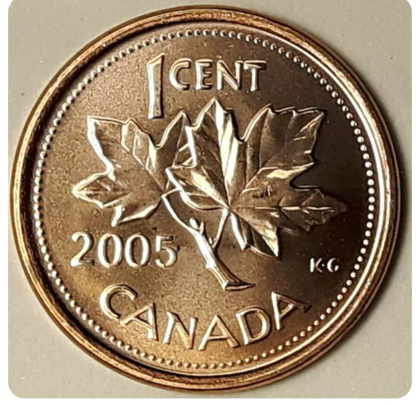 2005 Canada One Cent P BU