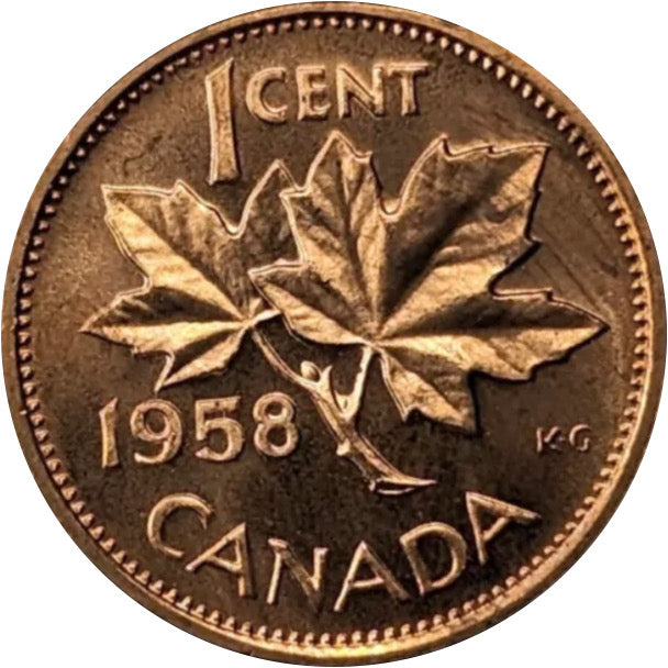 1958 Canada un cent