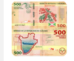 Burundi 500 Francs UNC