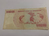 2007 ZIMBABWE Circulated Ten Million Dollars Paper Money Banknote