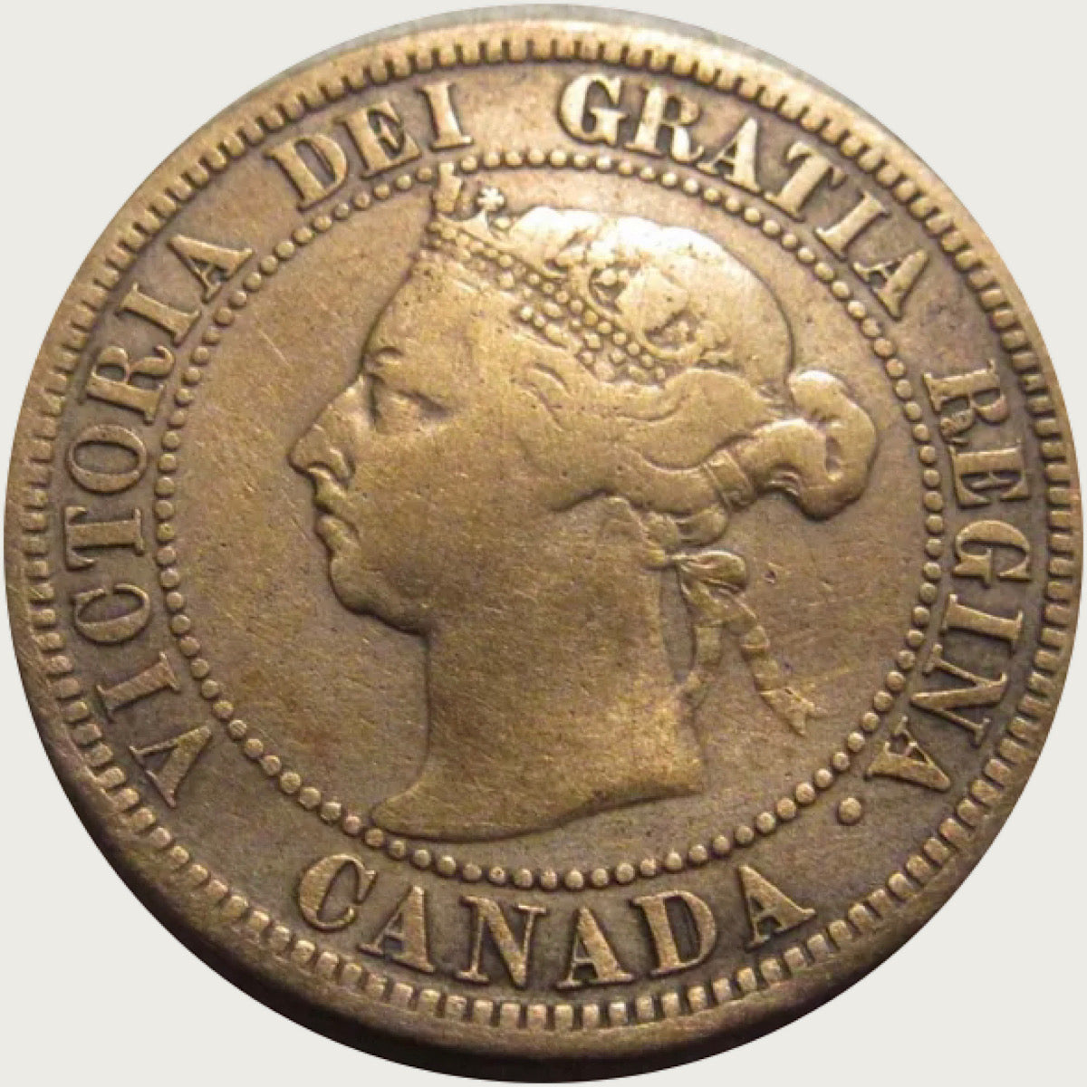 1859 reine victoria grand un cent haute qualité