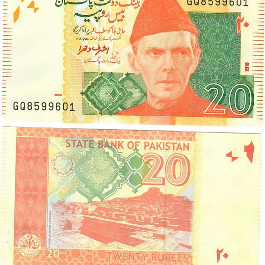 2022 PAKISTAN  Billet 20 Roupies Banknote