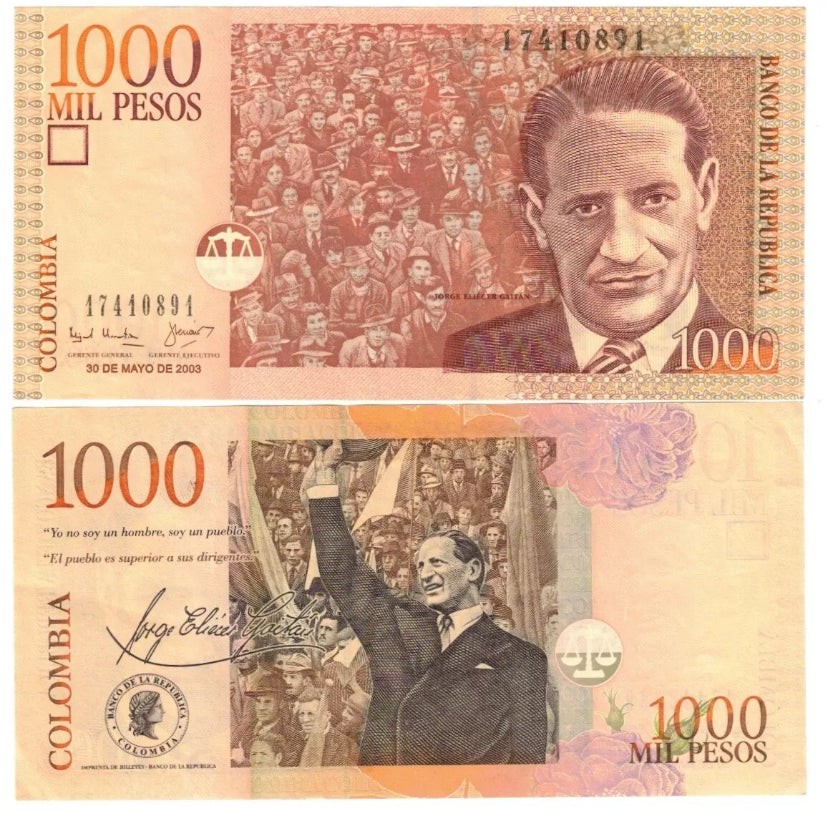 2003 Colombia 1000 Pesos UNC