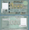 2012 Lebanon 1000 Livres LIBAN UNC