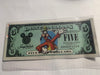 2003 Disney Dollar $5 Goofy Series Uncirculated