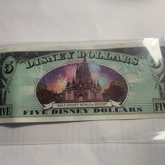 2003 Disney Dollar $5 Goofy Series Uncirculated