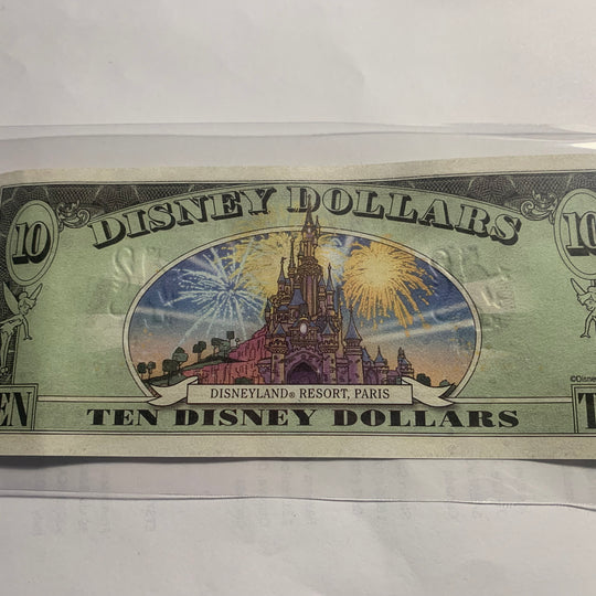 2002 Disney Dollar $10 DONALD DUCK Series UNC