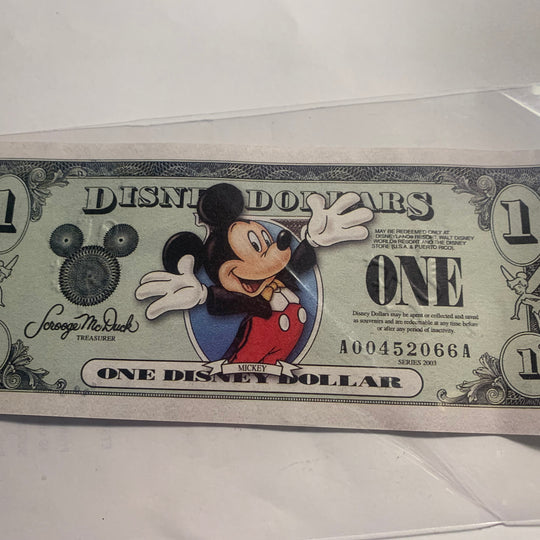 2003 Disney Dollar Tuxedo Mickey uncirculated