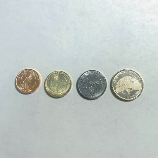 Argentina  4 coins Set  collection set UNC Rare